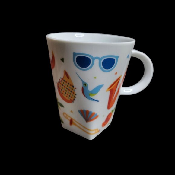 Nespresso Cafe de Cuba Coffee Mug - Art by Carlos Zamora - Cup Only - Picture 1 of 5